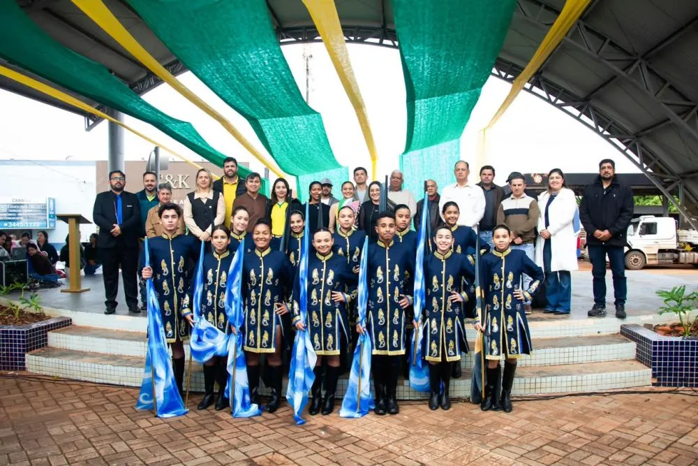 Anaurilândia celebra o 7 de Setembro com ato cívico na Praça João Aranda Guirado