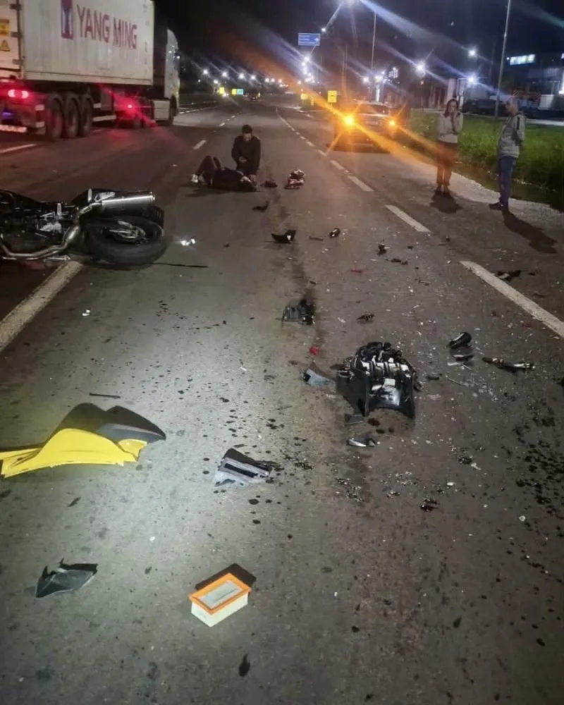 Acidente no trevo da BR-267 deixa duas pessoas feridas em Bataguassu