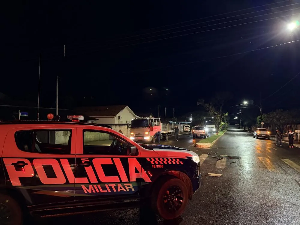 Motorista sem habilitação é arremessado de veículo após acidente em Bataguassu